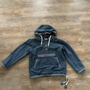 Virblatt Baja Hoodie Sphärenhaft Anthracite | 100% Cotton | Made in Nepal | M